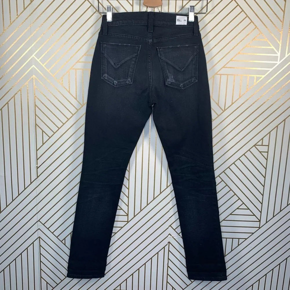 Hudson Riley Crop Relaxed Star Straight Jeans - Picture 8 of 10